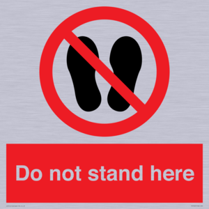 Do not stand here